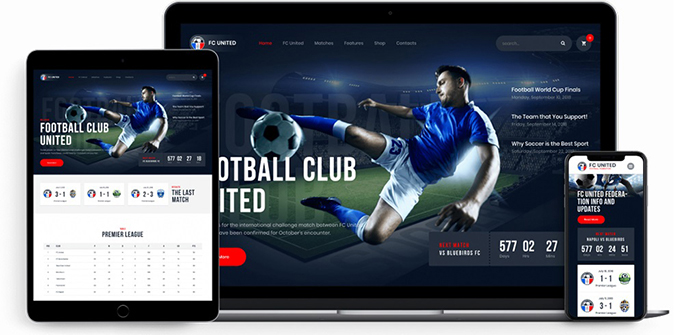 FC United – Football, Soccer WordPress Sports Theme