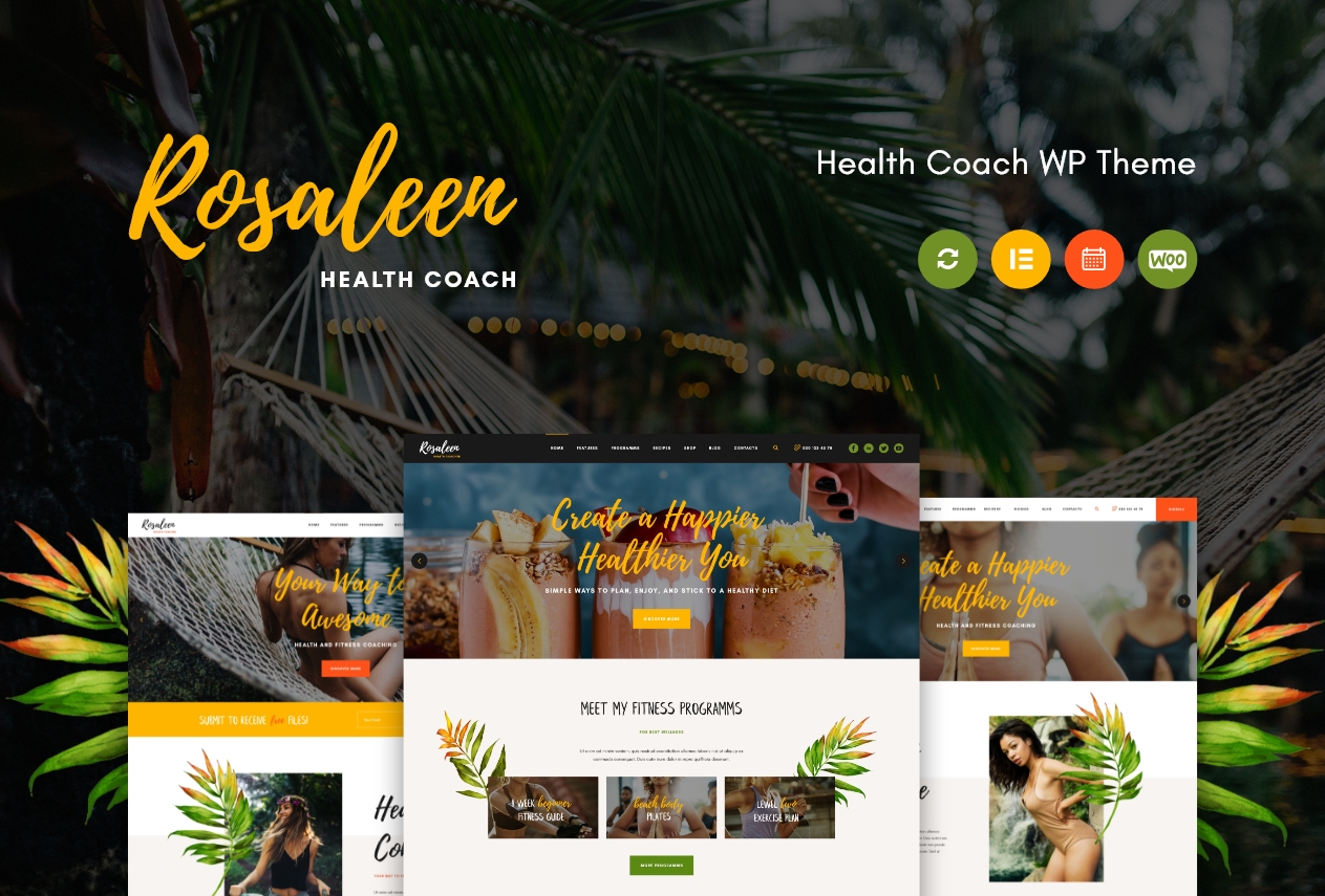 Health Coach WordPress Theme