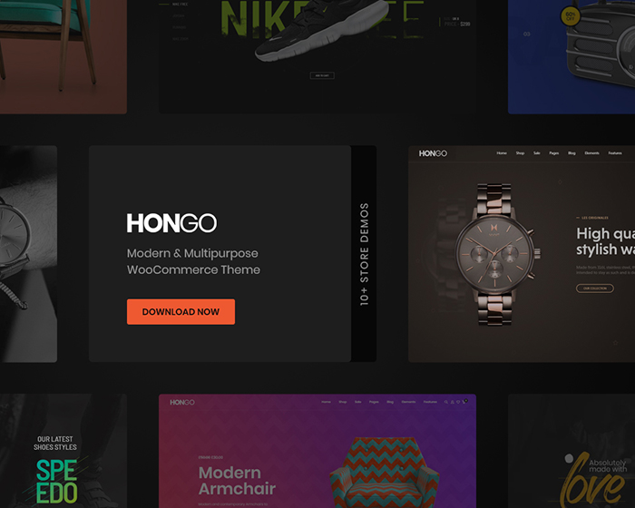 39. Hongo - Modern & Multipurpose WooCommerce WordPress Theme