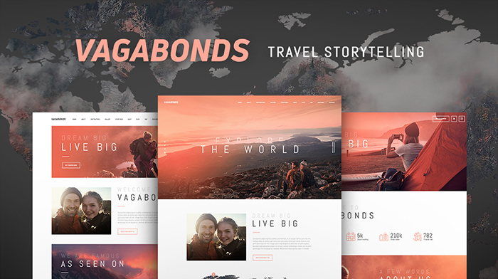 Vagabonds | Personal Travel & Lifestyle Blog WordPress Theme