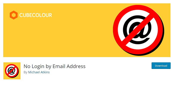 No Login by Email Address