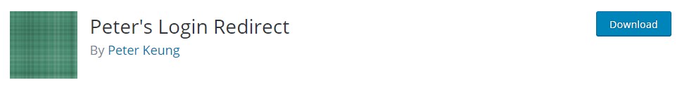 Peter’s Login Redirect