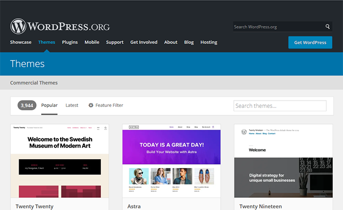 Trustworthy Theme Store