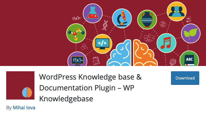 WP Knowledge base plugin