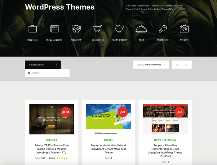 wordpress themes