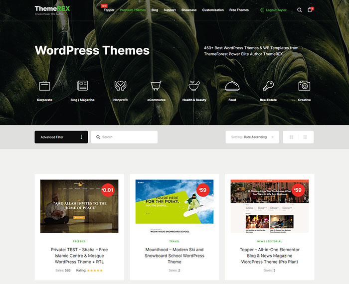 wordpress themes