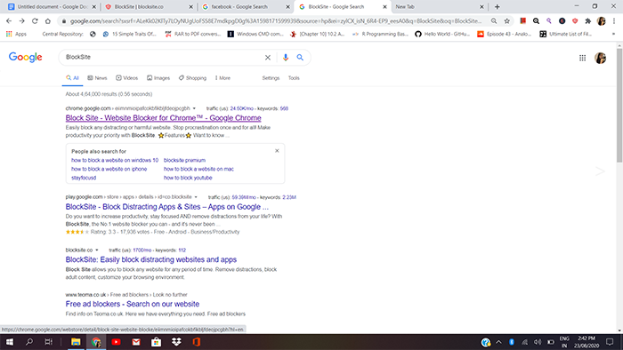 Block Site Extension