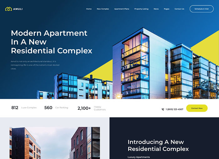 Amuli | Property & Real Estate WordPress Theme