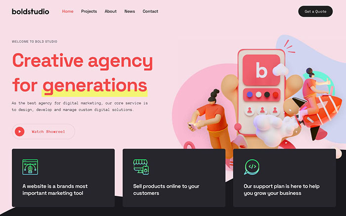 Werkstatt - Creative Portfolio WordPress Theme