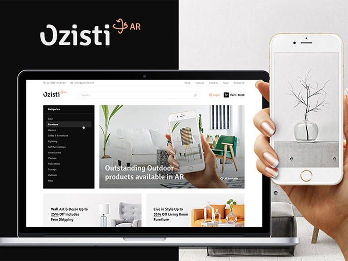 Ozisti | A Multi-Concept WooCommerce WordPress Theme Augmented Reality Store Ready