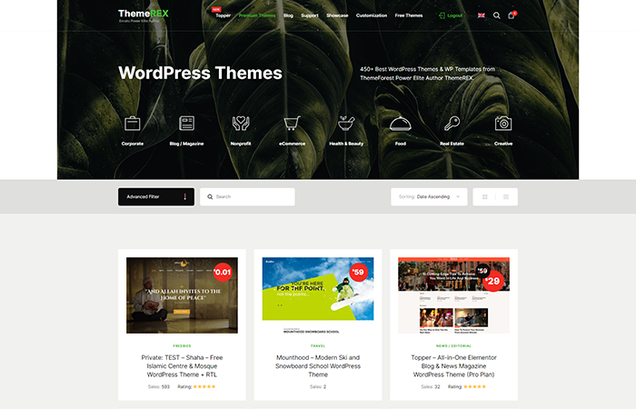 WordPress themes