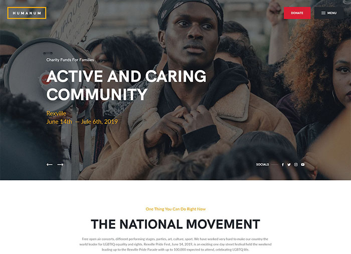 Humanum - Human Rights WordPress Theme