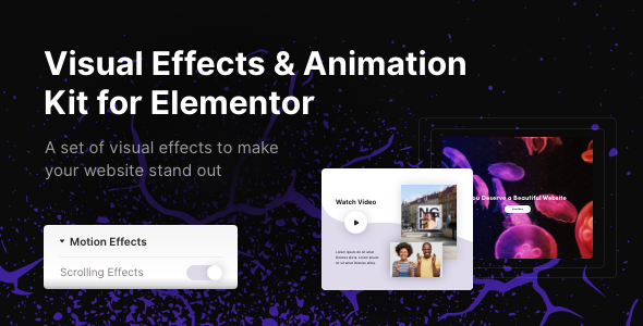 Visual Effects & Animation Kit for Elementor