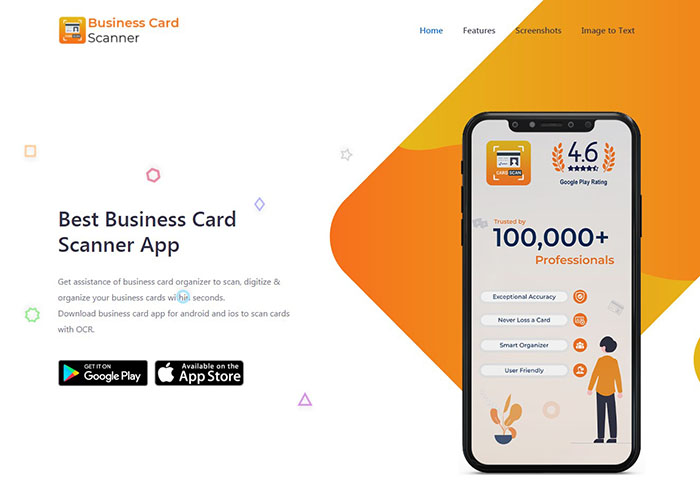 business card scanner app
