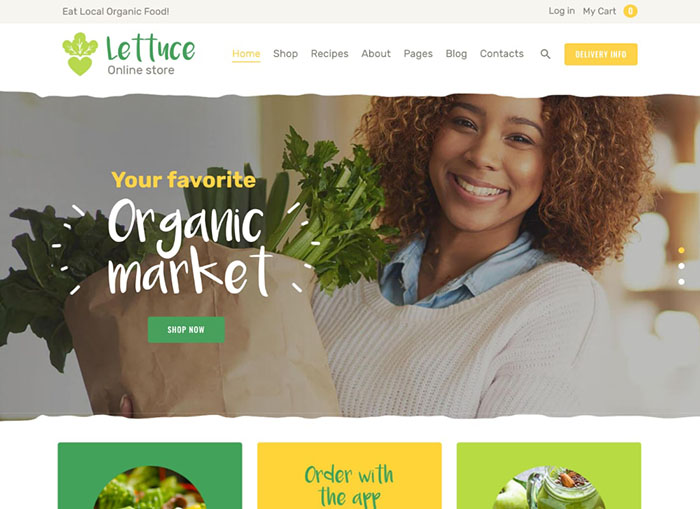 Lettuce | Organic Food & Eco Online Store Products WordPress Theme