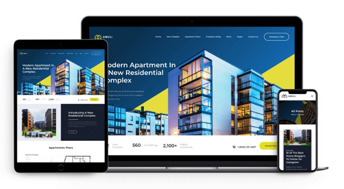 Amuli – Single & Multiple Property Real Estate WordPress Theme