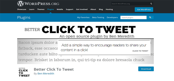 Better Click to Tweet