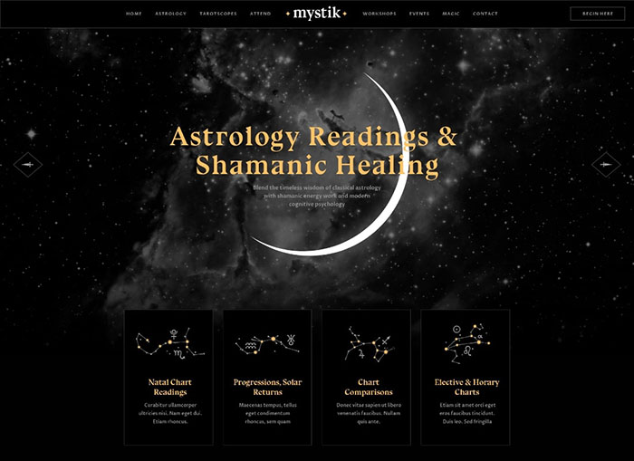 Mystik | Astrology & Esoteric Horoscope Fortune Telling WordPress Theme + RTL