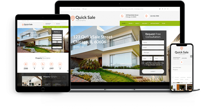 Quick Sale – Single Property Real Estate Theme