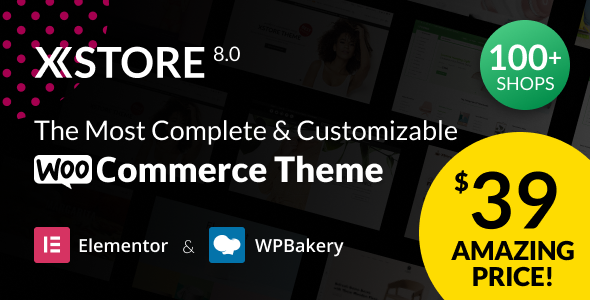 The most Complete & Customizable WooCommerce theme on the market