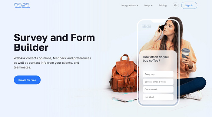 WebAsk - Survey and Form Builder