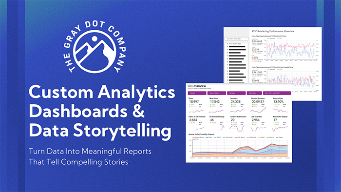 7. Custom Analytics Dashboards & Data Storytelling