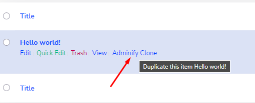 Adminify Post Duplicator