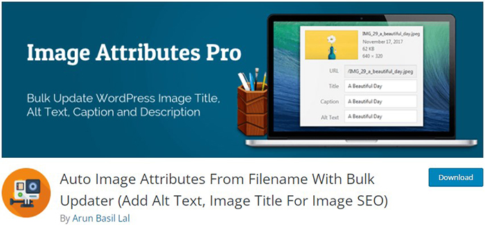 Auto Image Alt Attributes