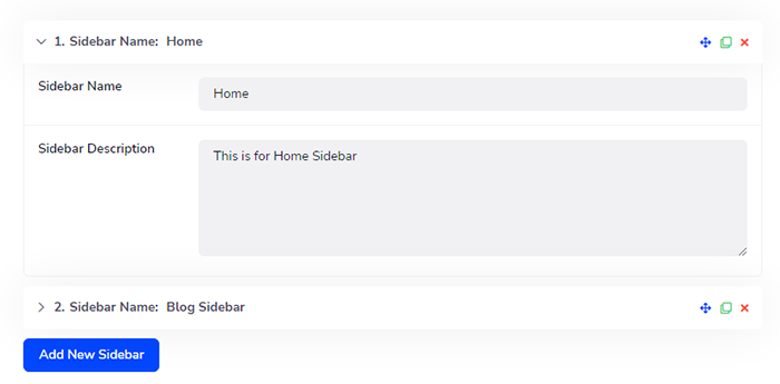 Custom WordPress Sidebar Generator