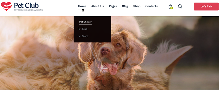 Pet Club WordPress Theme topics