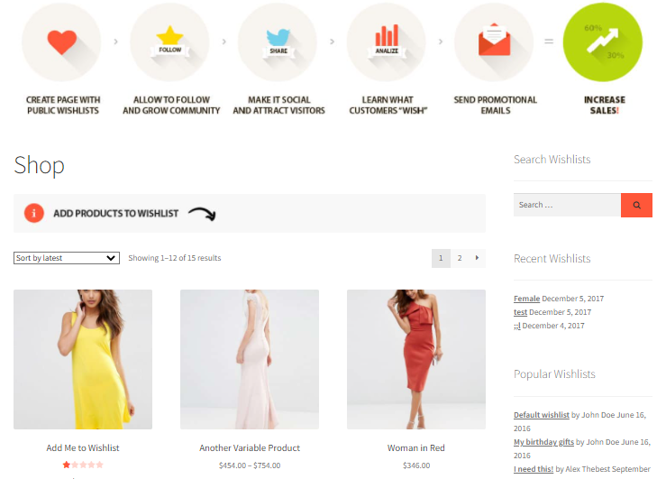 TI WooCommerce Wishlist – WordPress plugin d