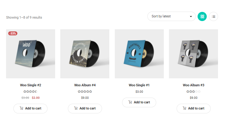 smart wishlist website sample