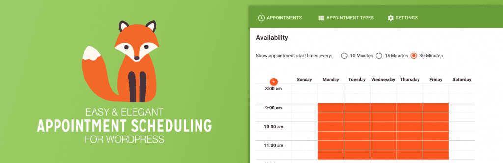 Simply schedule appointments