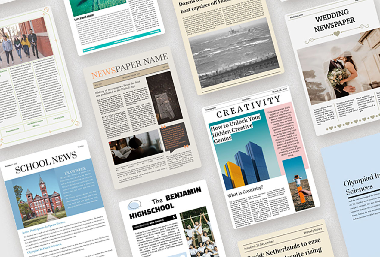 newspaper templates