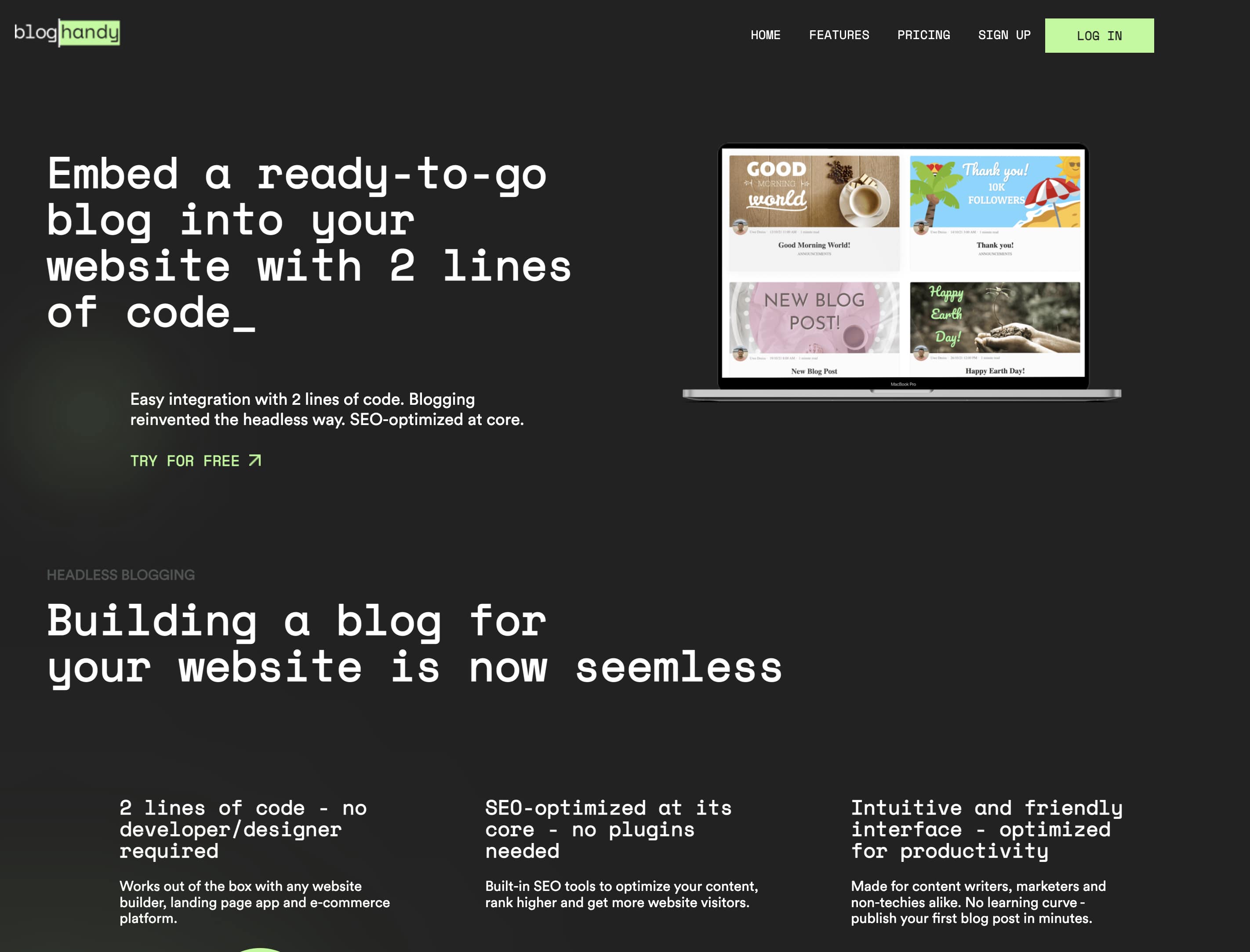Create a SEO-friendly blog