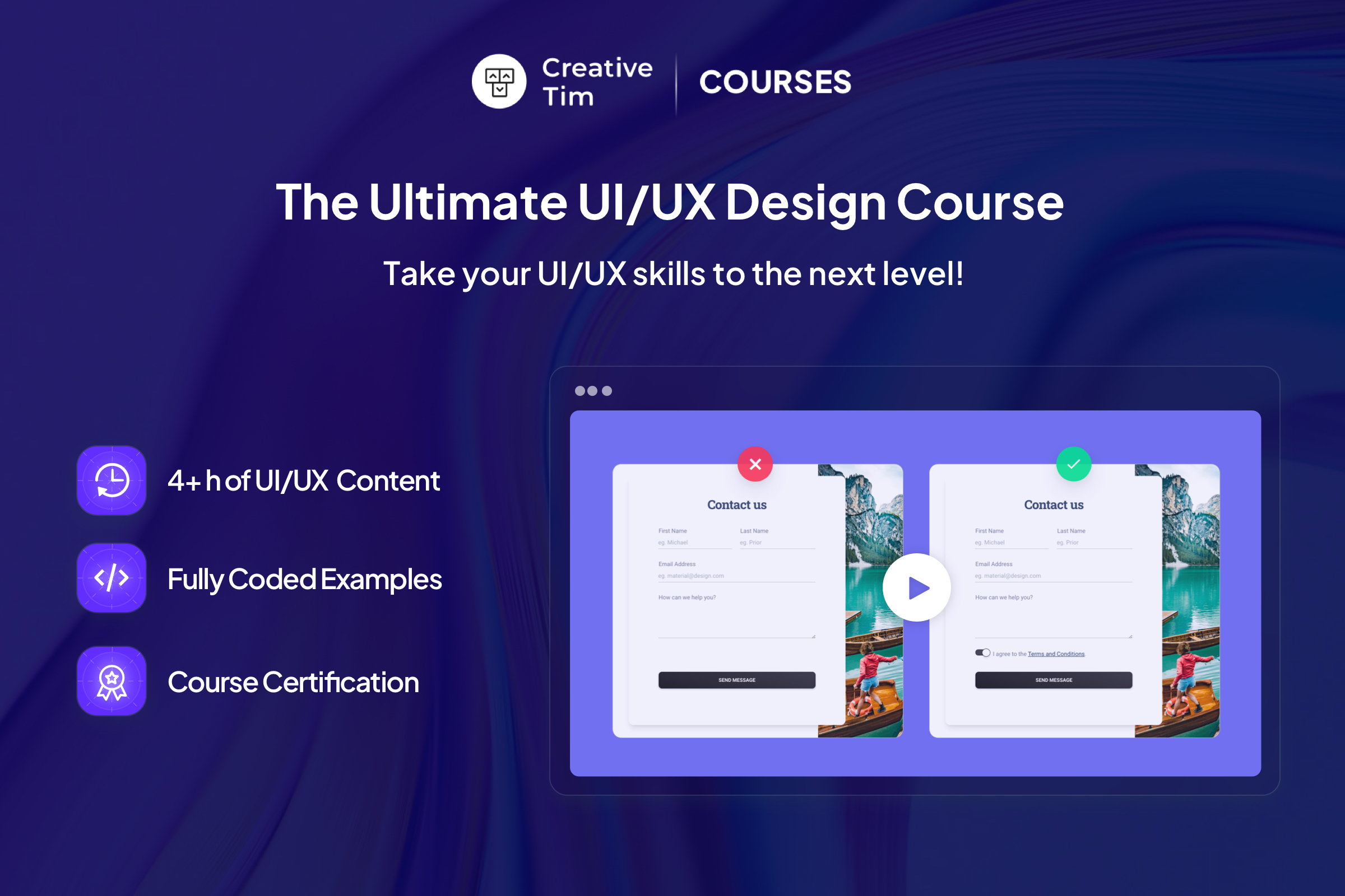 The Ultimate UI/UX Design Course by Creative Tim