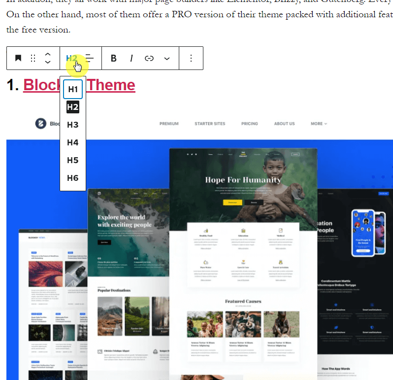 Format Content for Readability