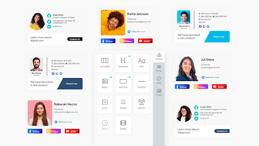 Email signature generator 