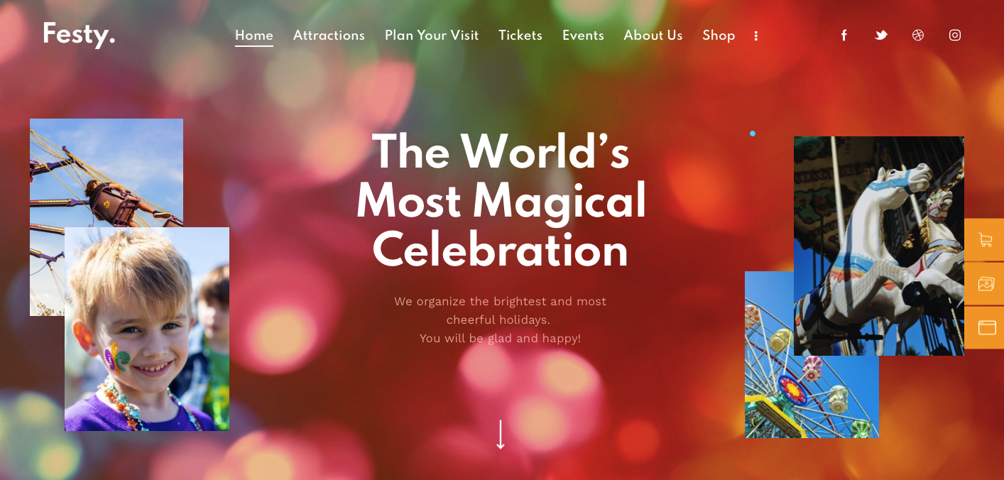 Festy - Theme Park, Circus & Festival WordPress Theme