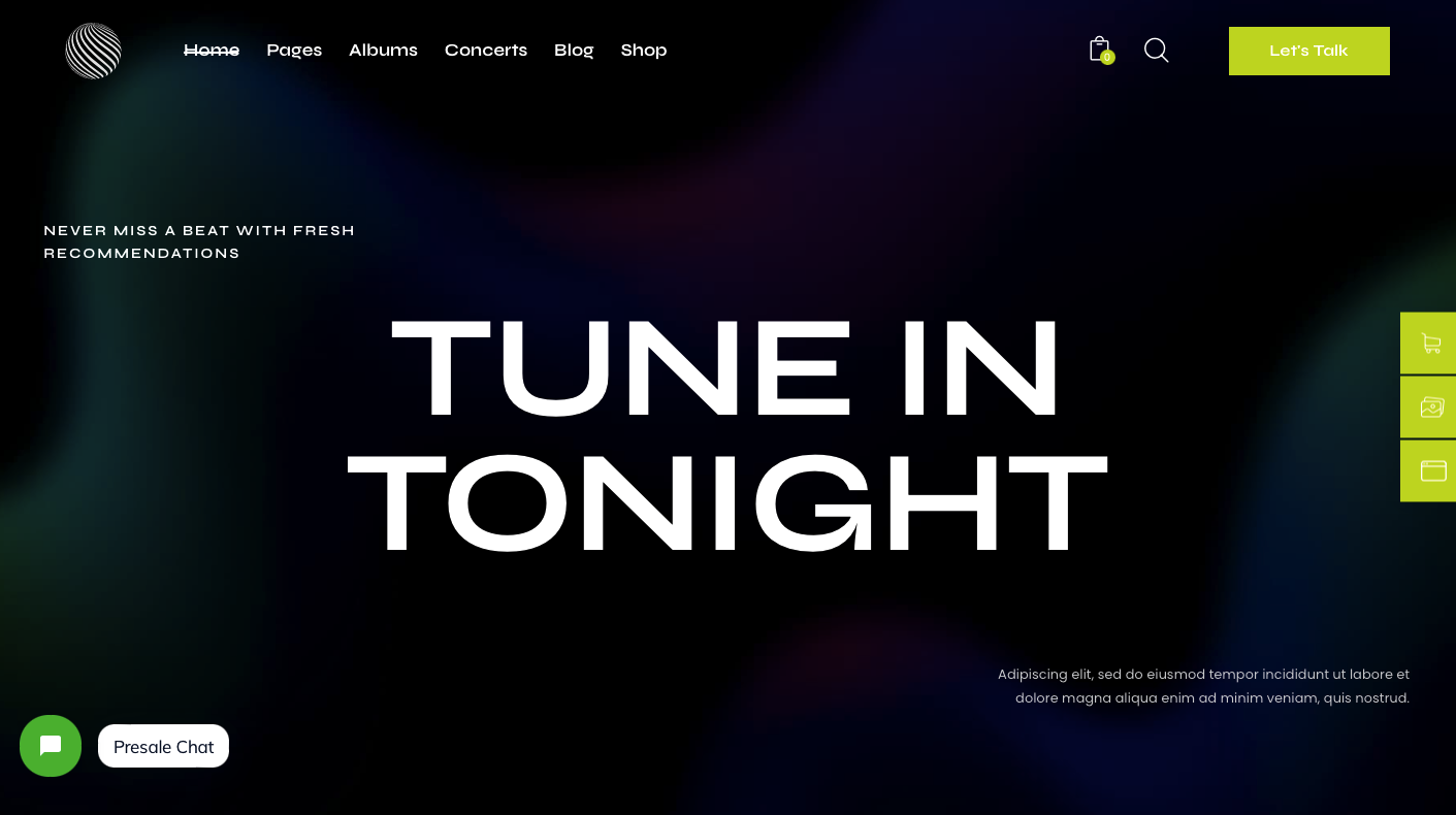 Verse - Music, Radio & Concert WordPress Theme