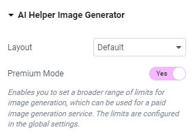 AI Helper image generator
