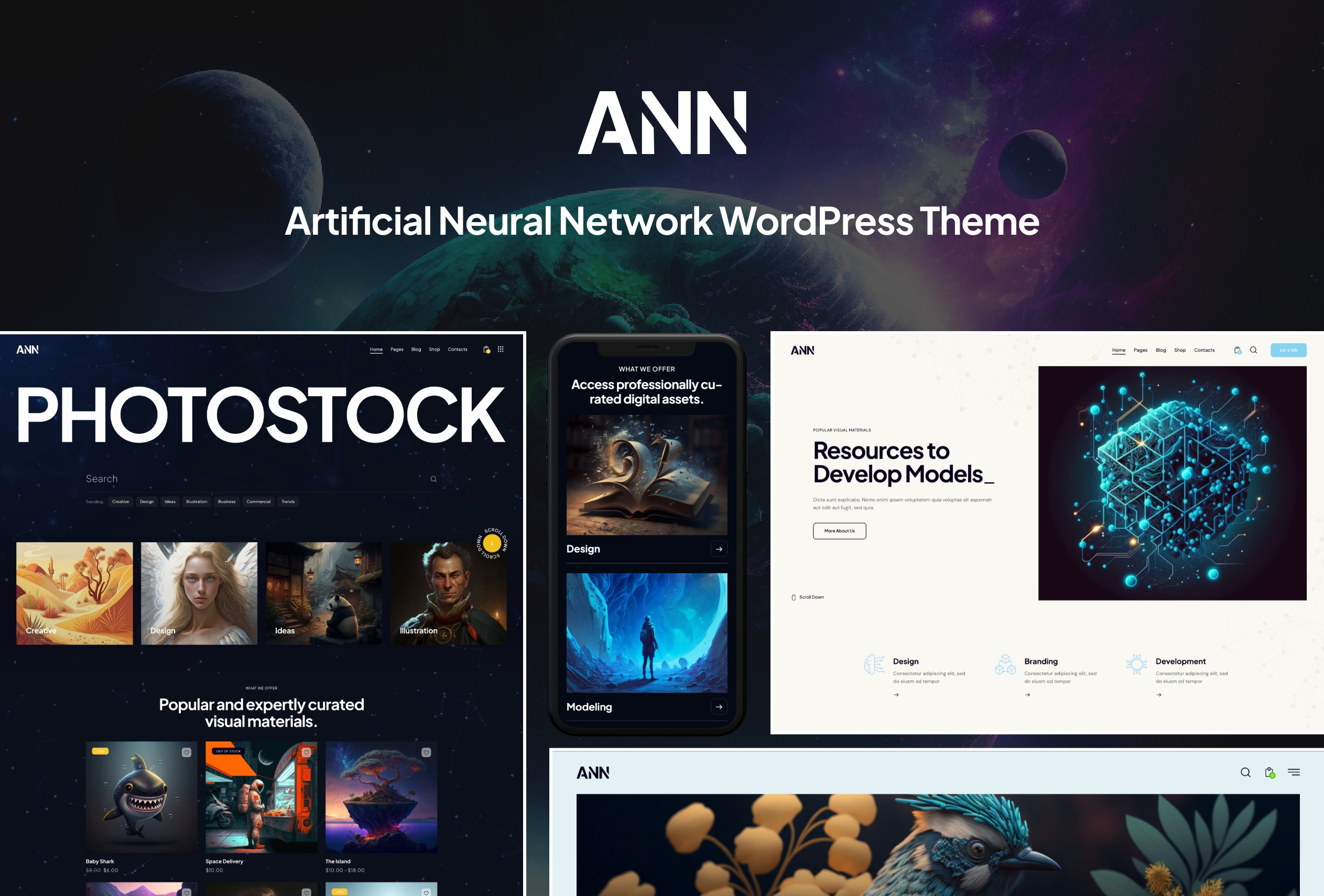AI ANN - AI Artificial Intelligence Startup & Technology WordPress Theme