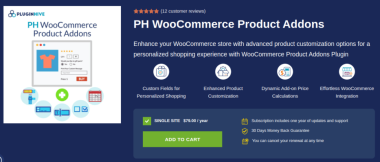 WooCommerce Product Add-Ons by PluginHive
