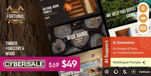Fortunio – Carpenter & Woodworking WordPress Theme