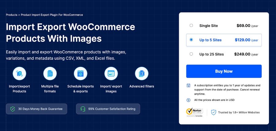 13. Product Import Export Plugin for WooCommerce