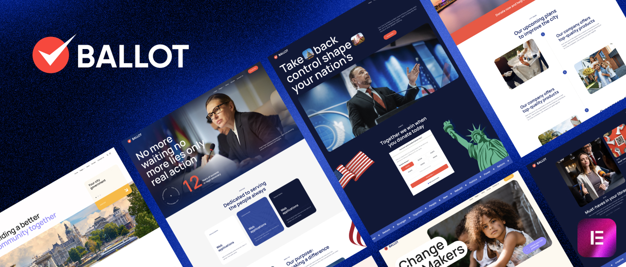 Ballot – Politics Campaign and Candidate WordPress Theme
