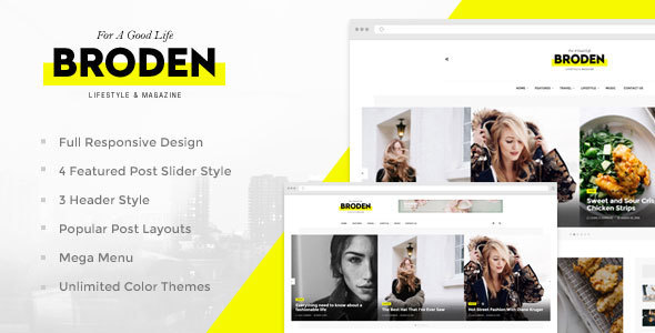 Broden - Lifestyle Blog / Magazine