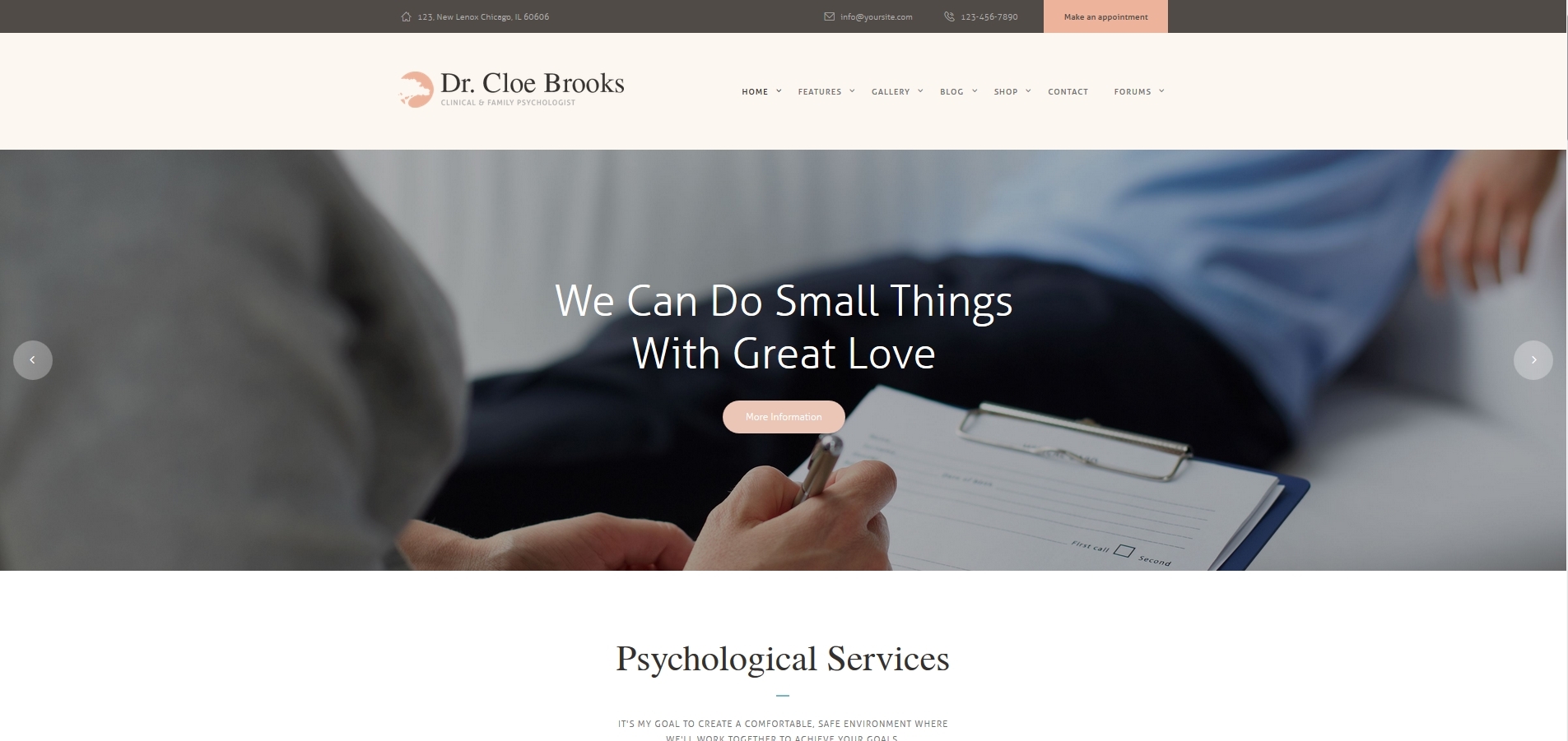 Psychology, Counseling & Medical WP Theme