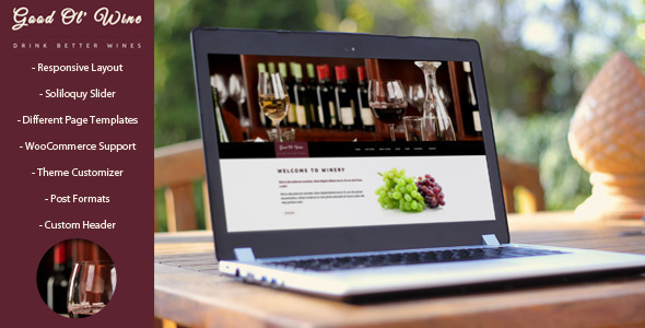 Good Ol` Wine - Wine & Winery WordPress Theme
