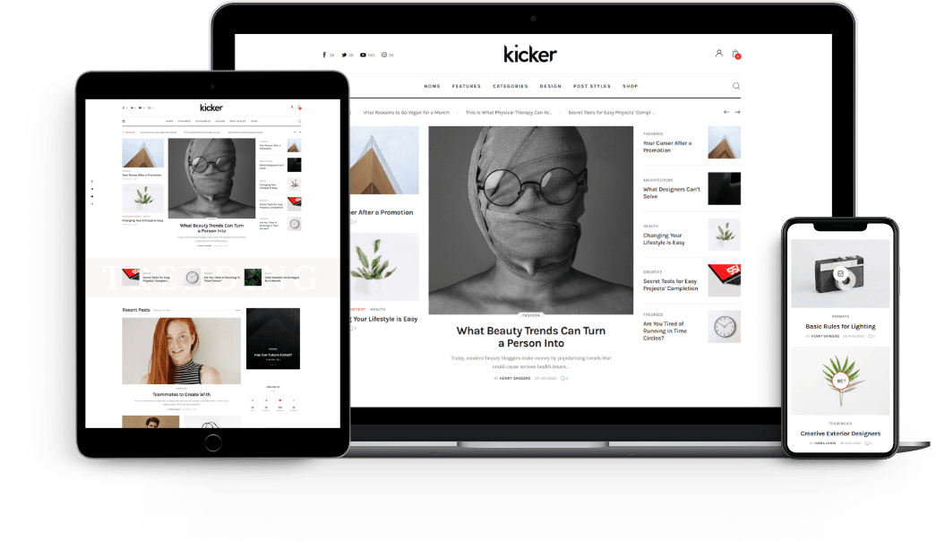 Kicker - Blog Magazine Theme